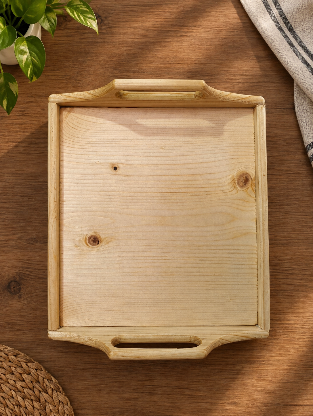 سینی تمام چوب کلاسیک کد10