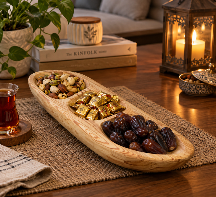 اردو خوری روستیک سه تکه چوبی کد۱۷